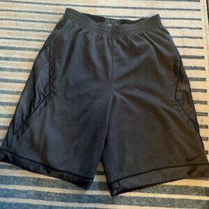 Men's Nike basketball shorts - reversible gray/black